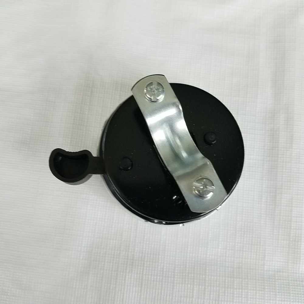 Bicycle Bell white dinged enamel
