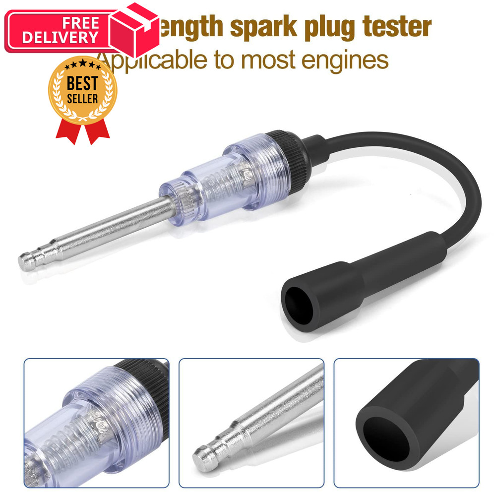 BETOOLL 13pcs Compression Tester with Spark Plug - 300PSI Normal