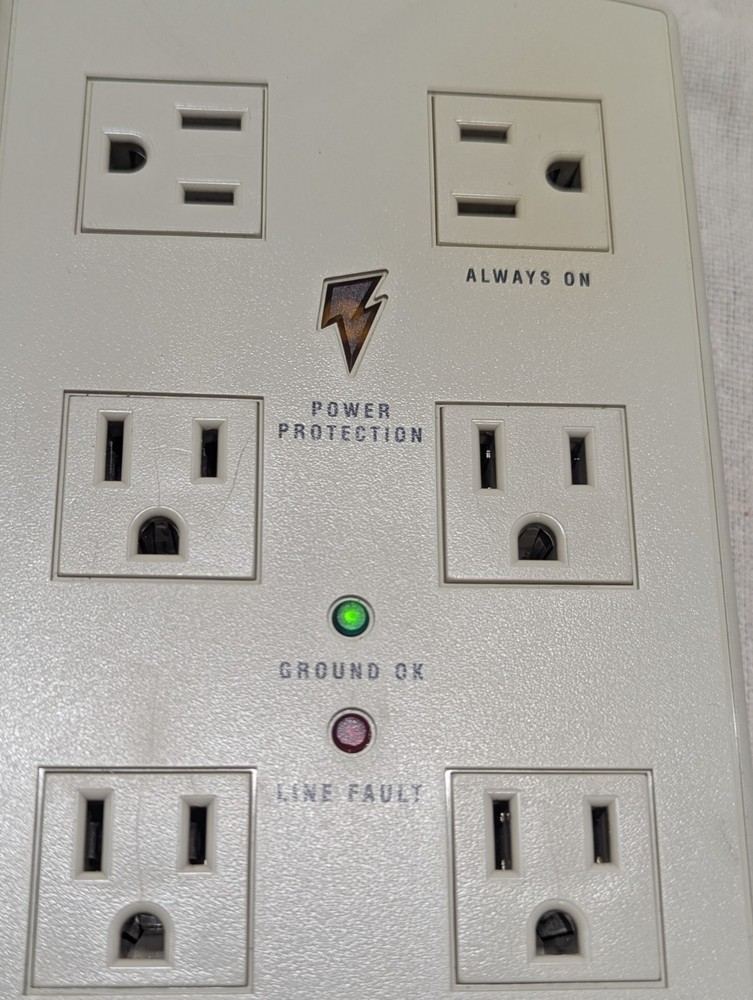 Lucent 145D 6-AC Surge Protector Transient Voltage Surge Suppressor