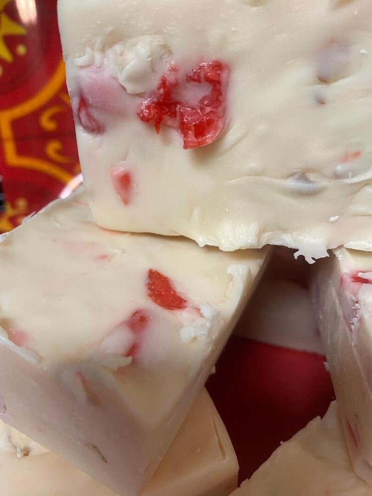 Cherry Almond Fudge 1/2 pound