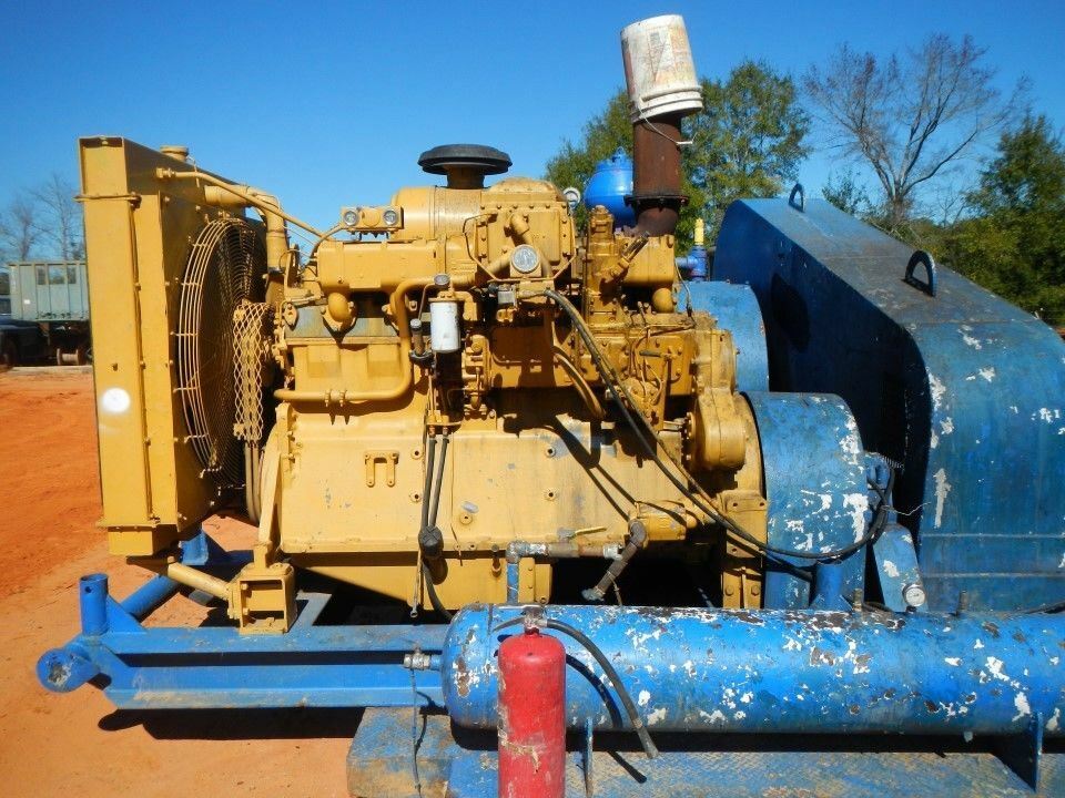 Skid Mounted National K500-A Duplex Mud Pump