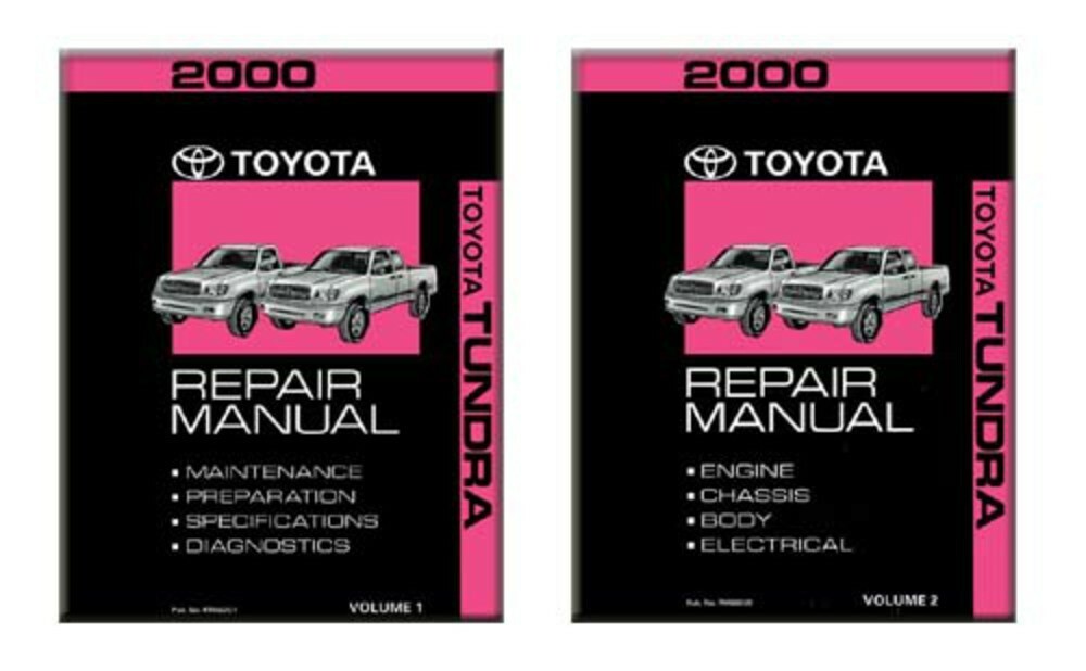2000 Toyota Tundra Factory Shop Service Manual