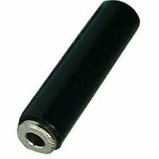 Philmore 521S 1/4" Stereo 3 Conductor Inline Phone Jack Black