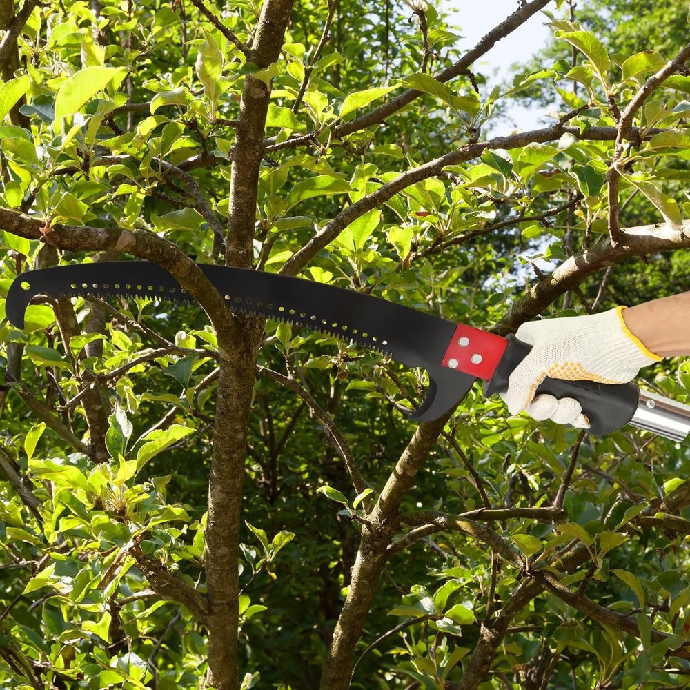 Manual Pole Saw for Tree Trimming, 26 ft Extendable Tree Pruner