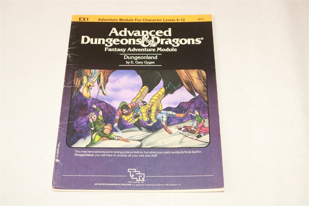 DUNGEONLAND - AD&D Dungeon Module EX1