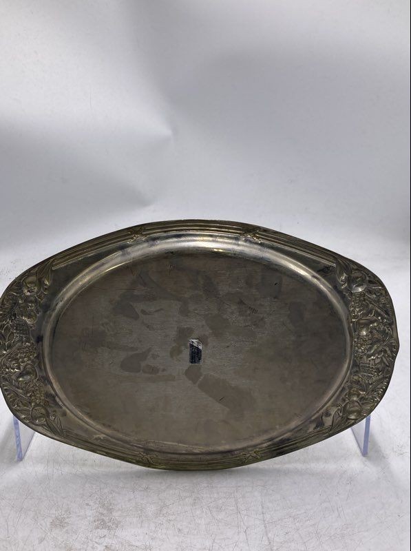 Vintage Elegance Silver Plated Silverware Oval Shape Collectible Buffet Server
