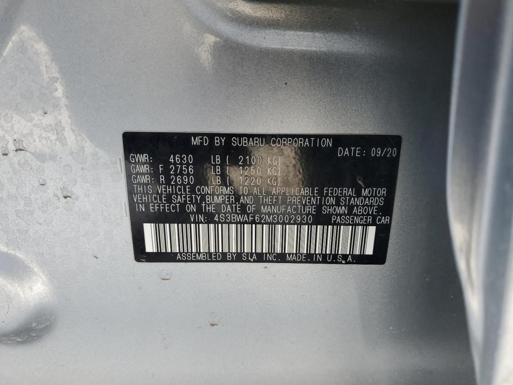 LEGACY 2021 Fob/Remote 11628607