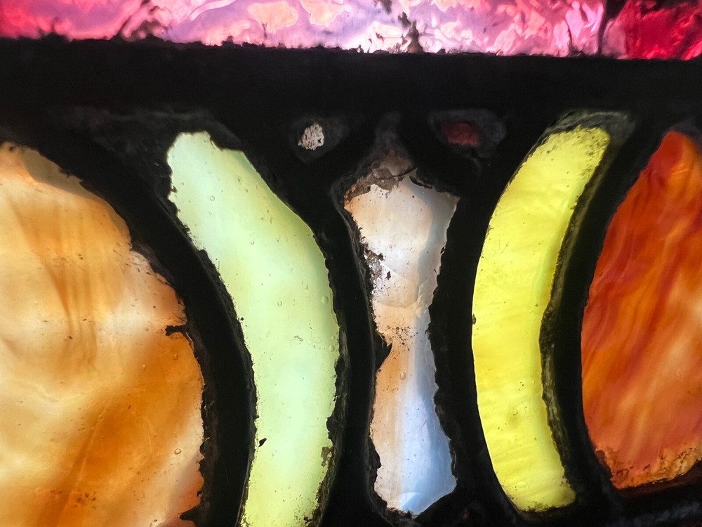 Lafarge quality plated stained glass window