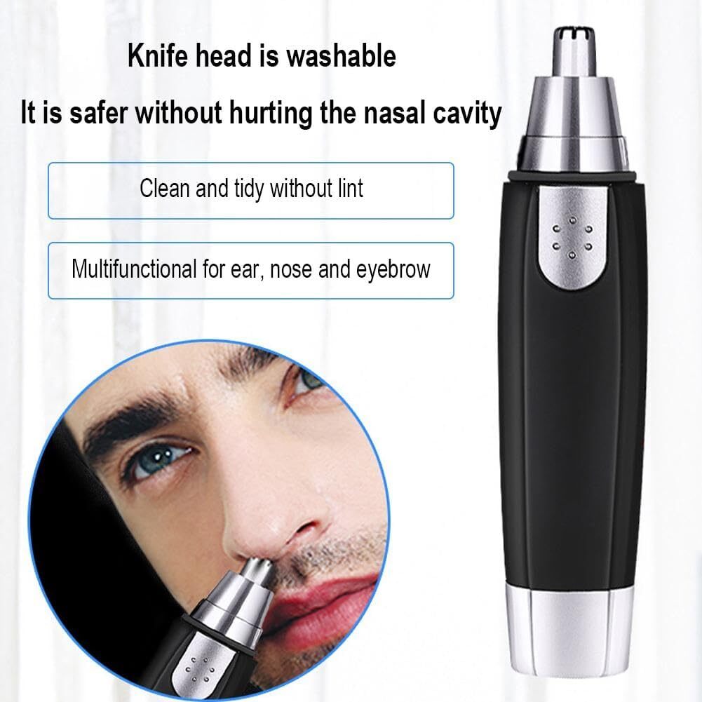 Electric Nose Hair Trimmer Shaver Ear Face Eyebrow Mustache Beard Shaver Clipper