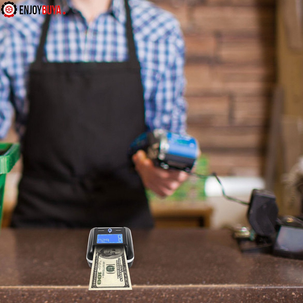 Automatic Bill Counter and Counterfeit Detector with UV, MG, IR Technology