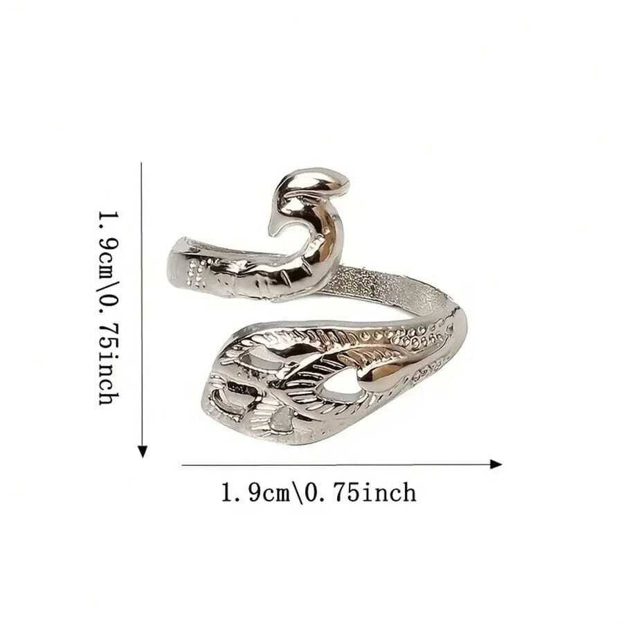 1pc Adjustable Crochet Ring Open Ring Yarn Guide Accessory Knitting Loop Ring