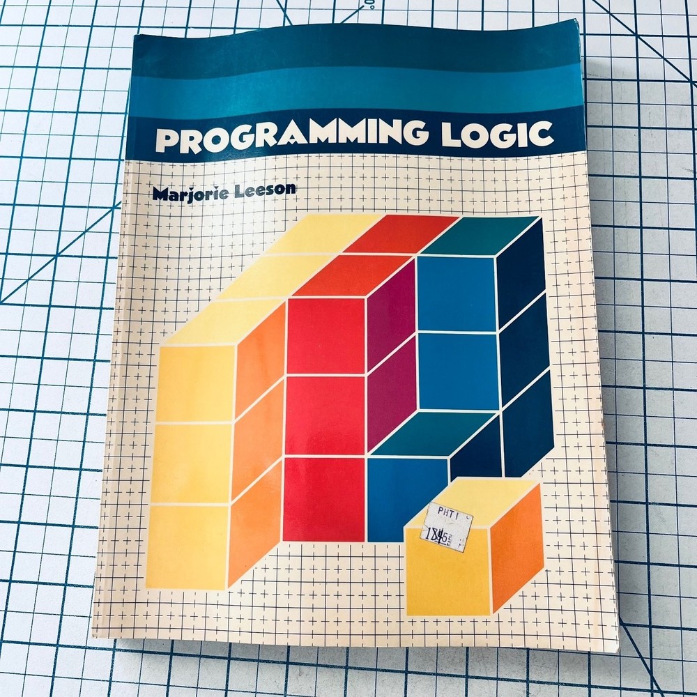 Programming Logic Marjorie Leeson IBM 1983 Vintage Computer Computing Design