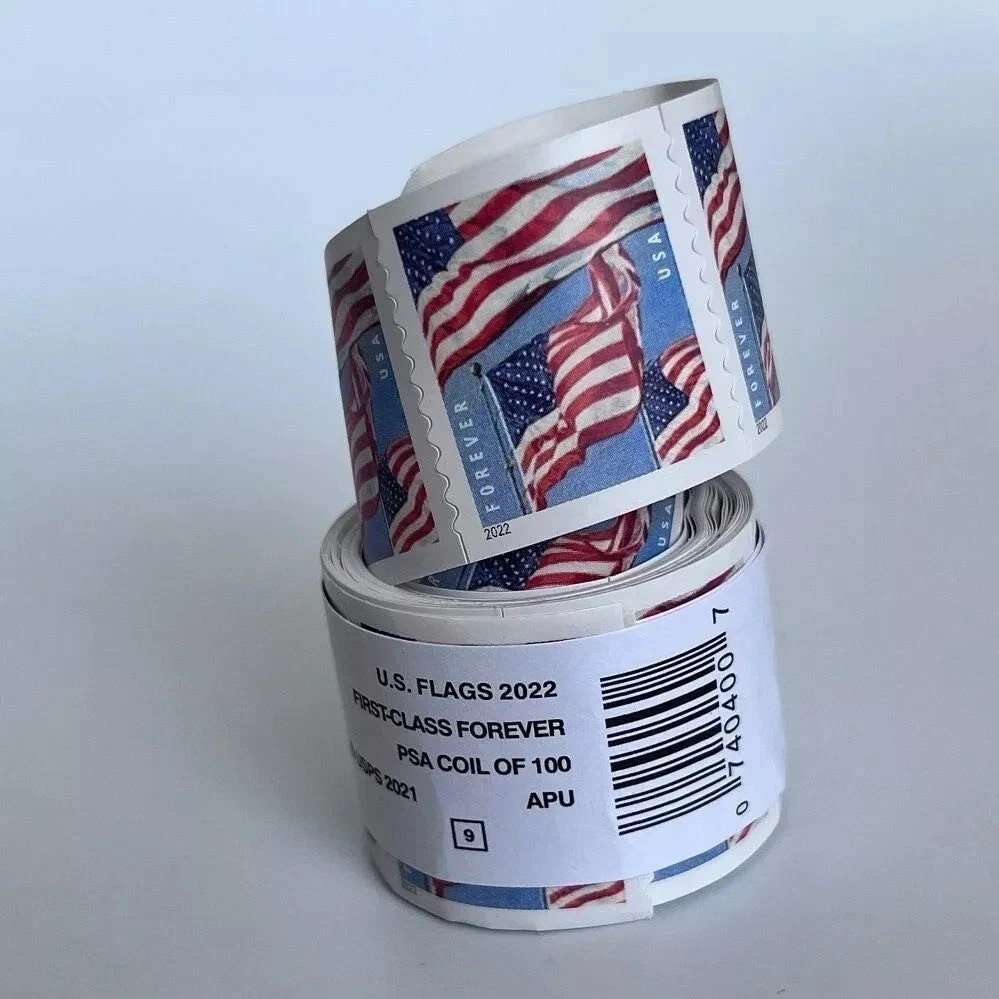 New Collection 1 ROLLS Of 100 USPS Postage-100 PCS-Special Sale (2022)