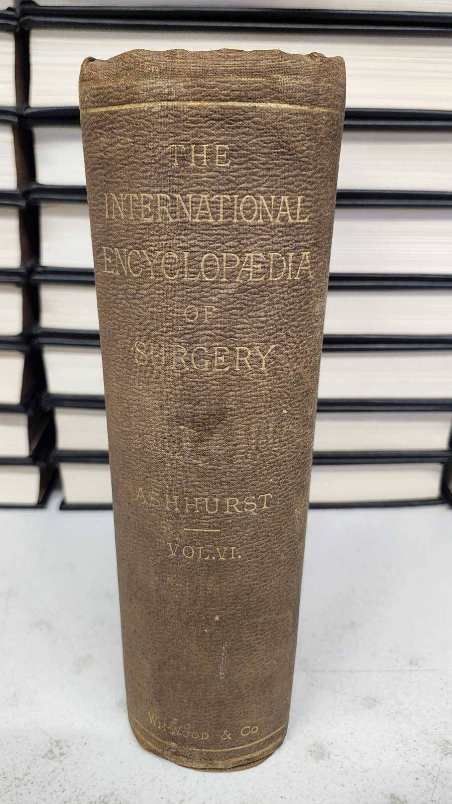 1886 International Encyclopaedia of Surgery John Ashhurst Jr Vol VI