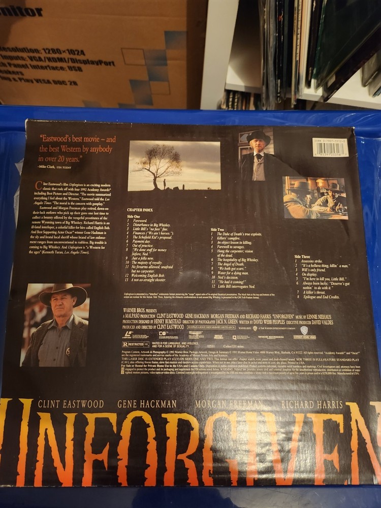 Unforgiven Laserdisc