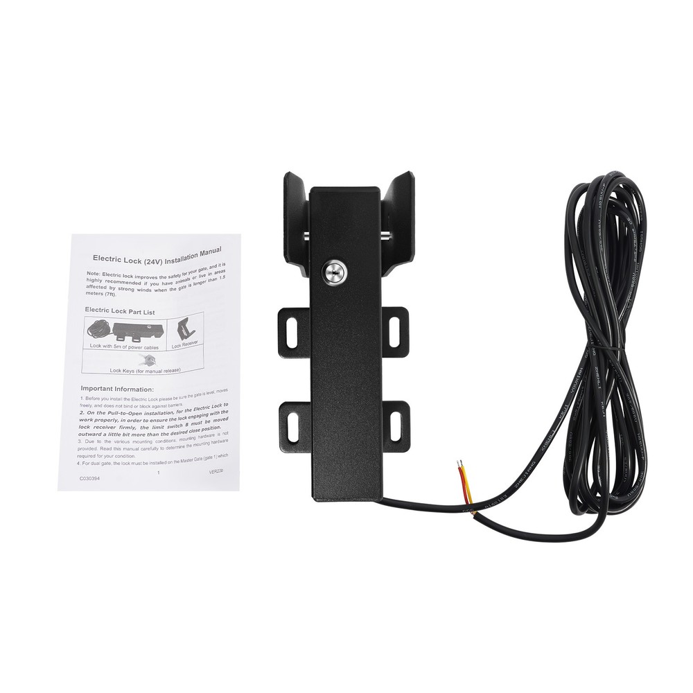 24VDC Automatic Electric Gate Lock for Swing Gate Opener Gate Operator Automatic