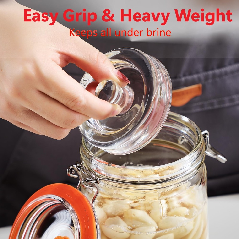 JILLMO Fermentation Jar, 700ml Fermenting Kit with Fermentation Weights and A
