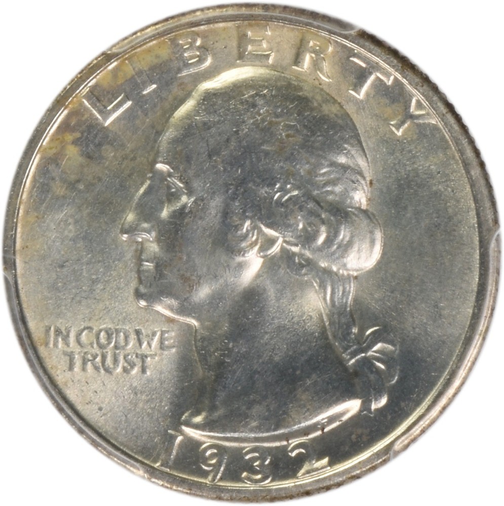 1932-S Washington Silver Quarter MS64 PCGS