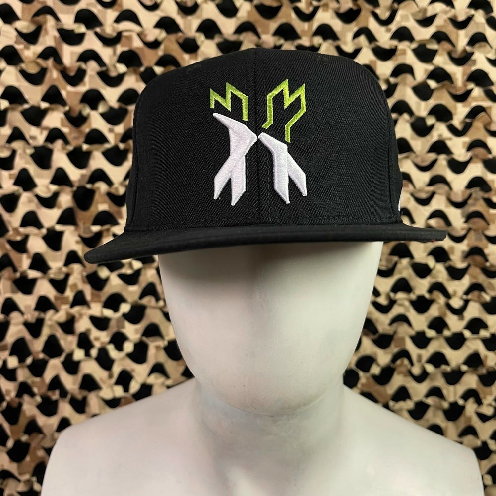 NEW HK Army Split Snap Back Hat - Black/Green/White
