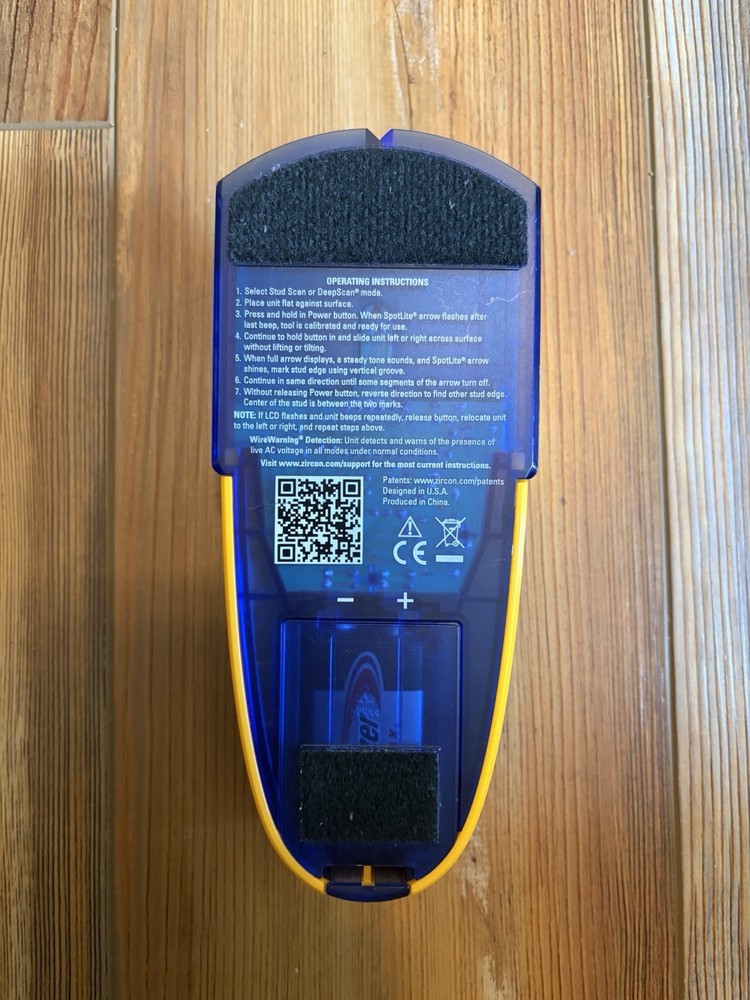 Zircon L50 Edge Finding StudSensor Deep Scanning Stud Read description