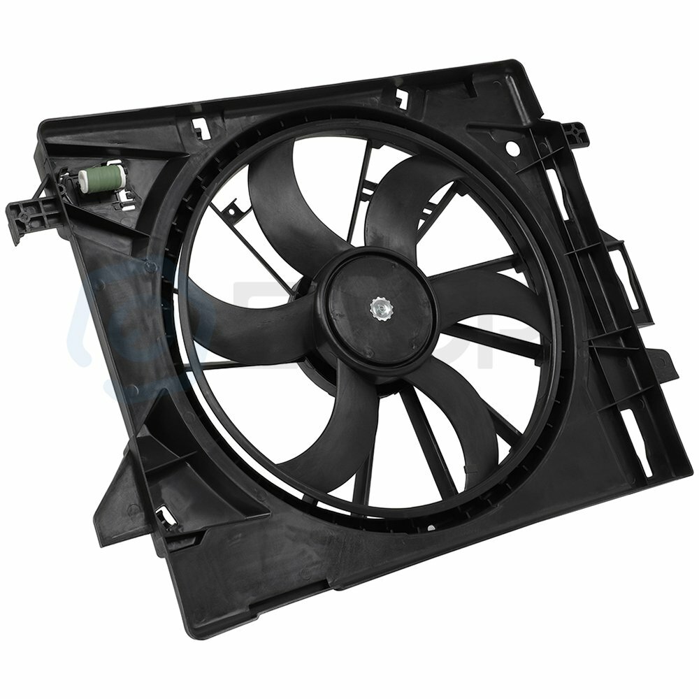 Radiator Cooling Fan Assembly For 2008 2009 2010-2016 Chrysler Town & Country