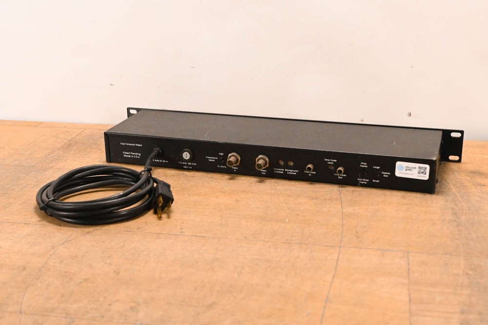 Fast Forward Video F200 Time Code Generator / Reader CG01C7D