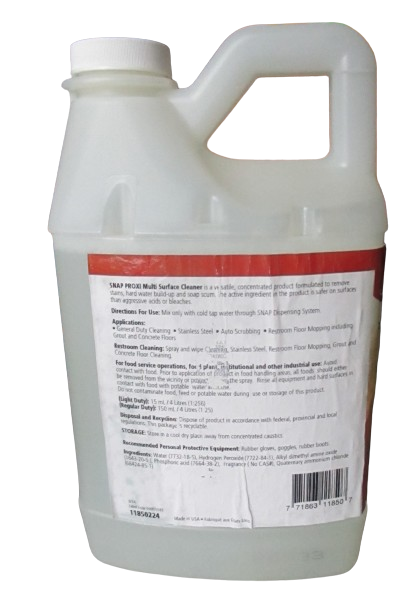 RML Proxi Super Concentrate Snap 20 Multi Surface Cleaner 1.89L (Makes 49L!!)