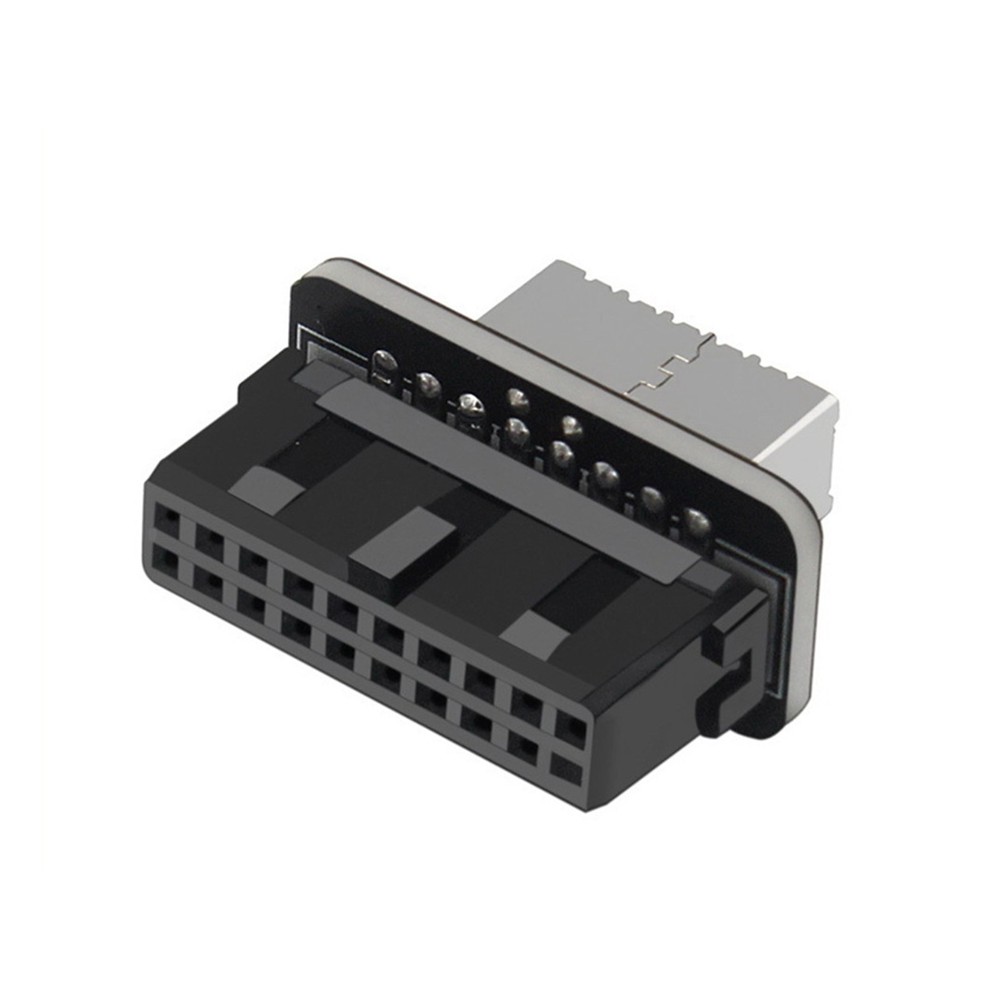 USB 3.0 Internal Header to USB Type C Front Type E Adapter 19P/20P Converter a