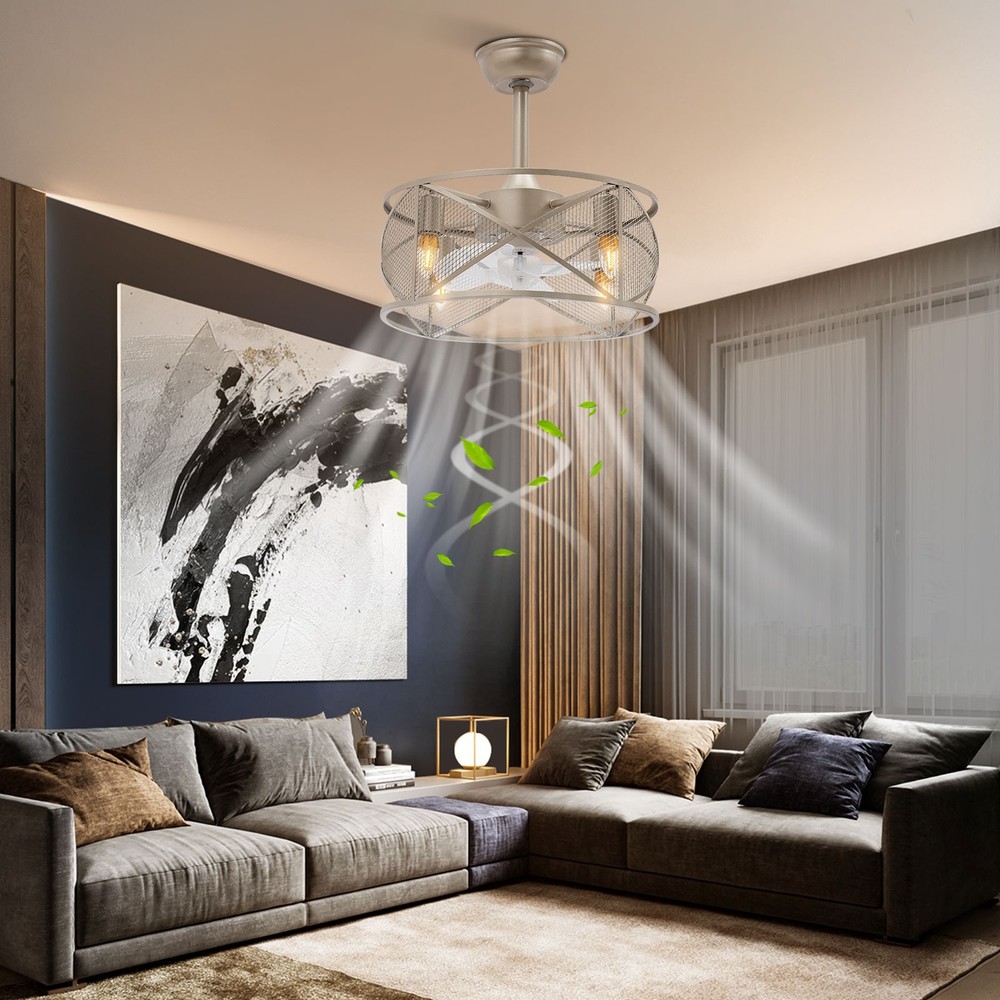 Caged Ceiling Fan Light Ceiling Fan Light Ceiling Fan with Light Remote Control
