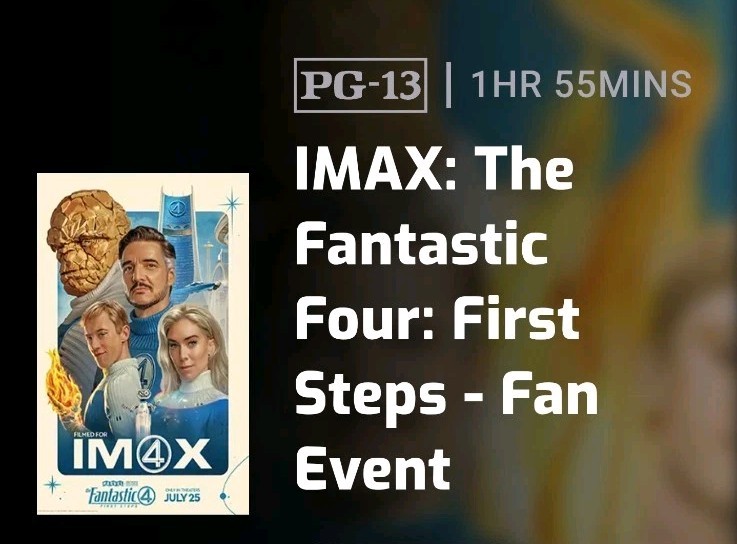 Fantastic 4 Movie (2025) Keychain From IMAX Opening Night 07/24/25 Regal Four
