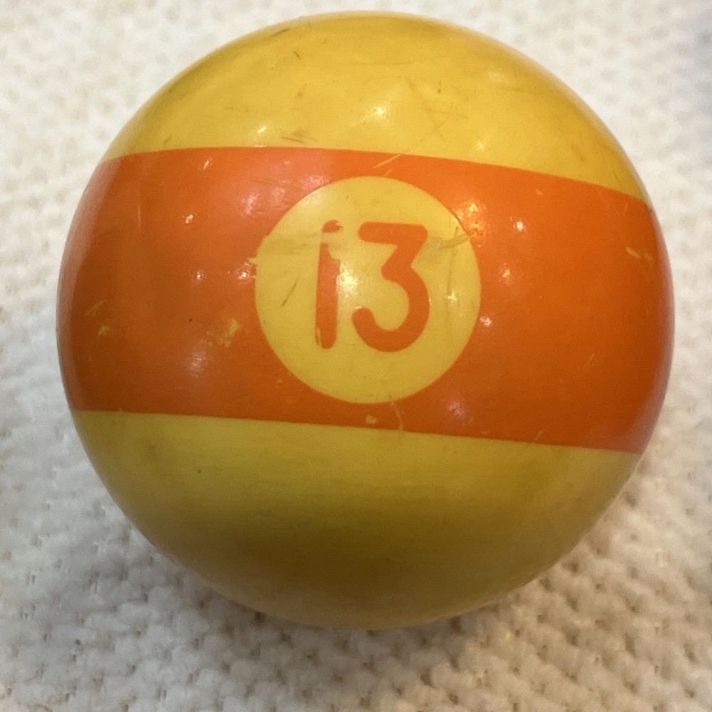 2-1/4" Replacement Pool Ball Orange # 13