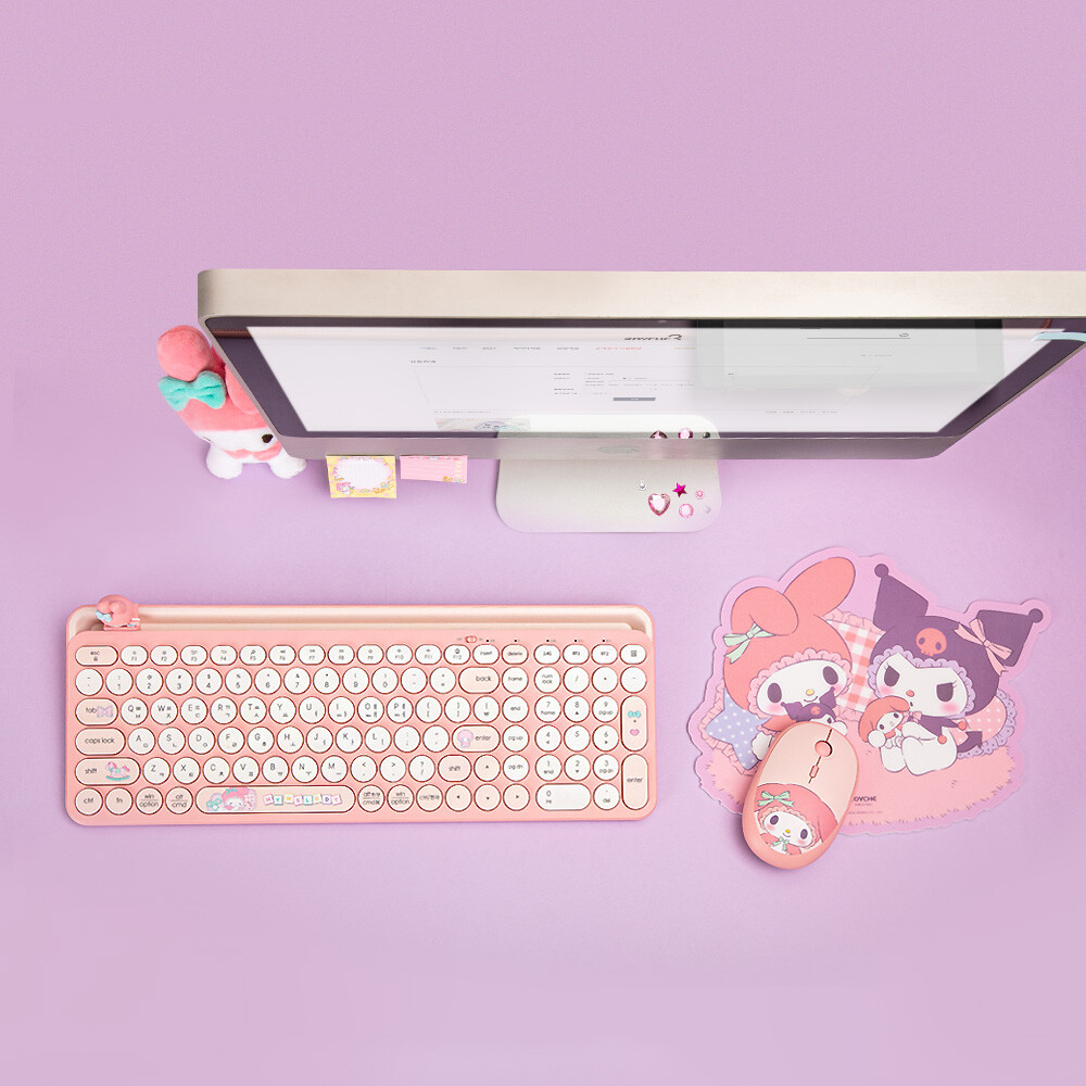 Royche Sanrio Silent Bluetooth Wireless Multi Pairing Mouse / Mouse Pad