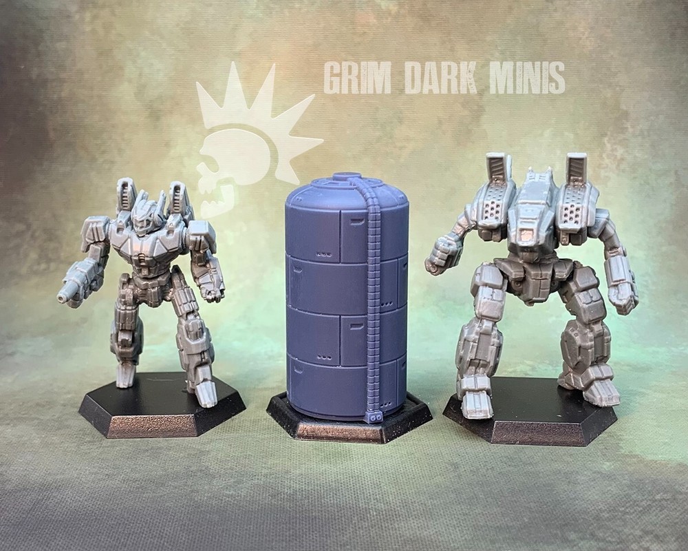 Battletech CGL Scale Terrain - Medium Storage Tank