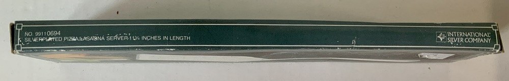 SilverPlated Pizza Lasagna Server Original Box International Silver Co.