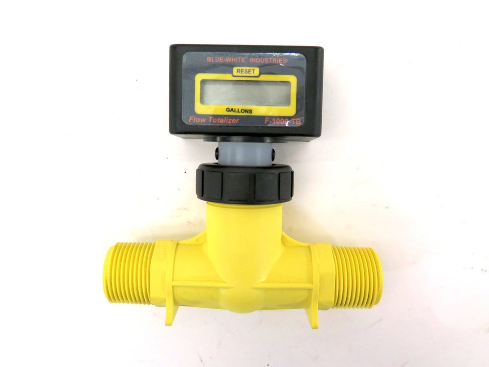 Blue-White F-1000-TB Flow Totalizer 1 NPT