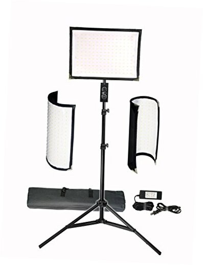 FL-180 Flexible Vari-Color LED Light Panel Kit with Stand