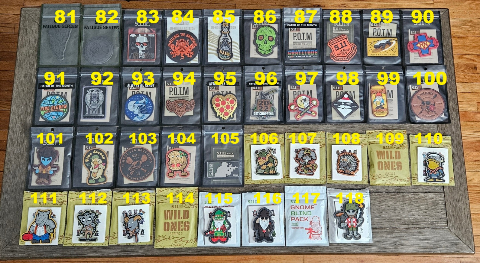 (Brand New) 5.11 Tactical Patches - High-Quality Embroidered Patches