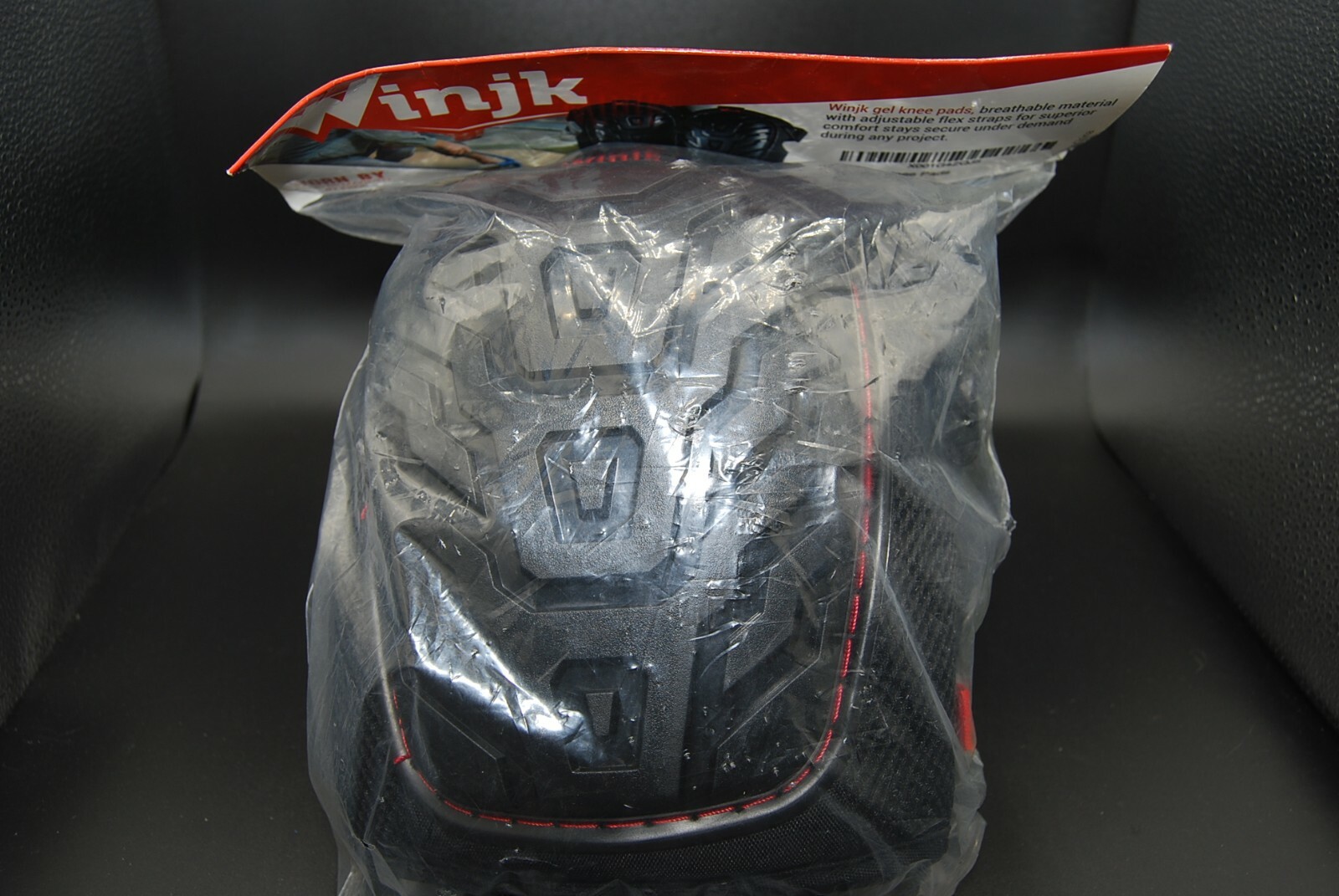 Professional Gel Knee Pads with adjustable flex straps By Winjk Comfortable