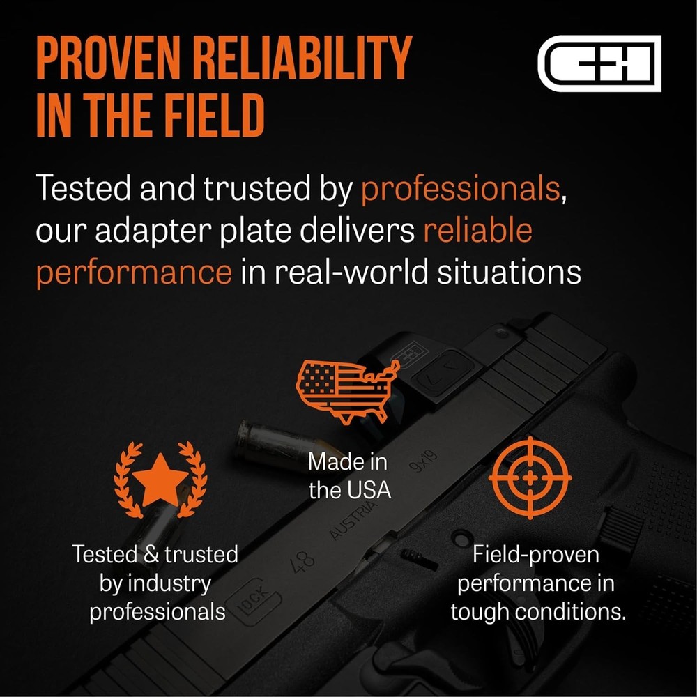 Precision Red Dot Mounting Plate for Springfield Hellcat & Holosun 407K/507K
