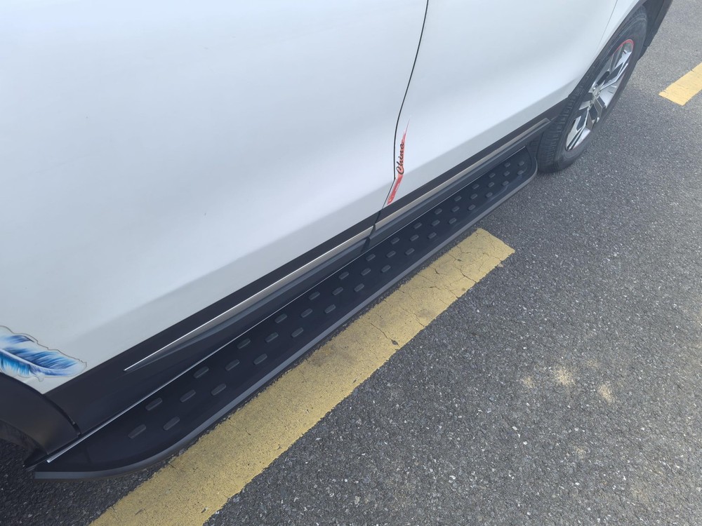 2Pcs Fixed Running Boards Side Step for Q7 2006-2015 with Brackets
