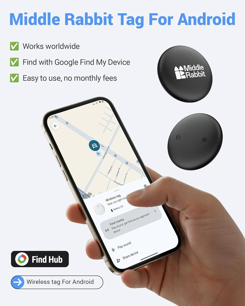 Cat Tracker Android Collar GPS Pet Tracking Tag Cats Android Airtag Alternative