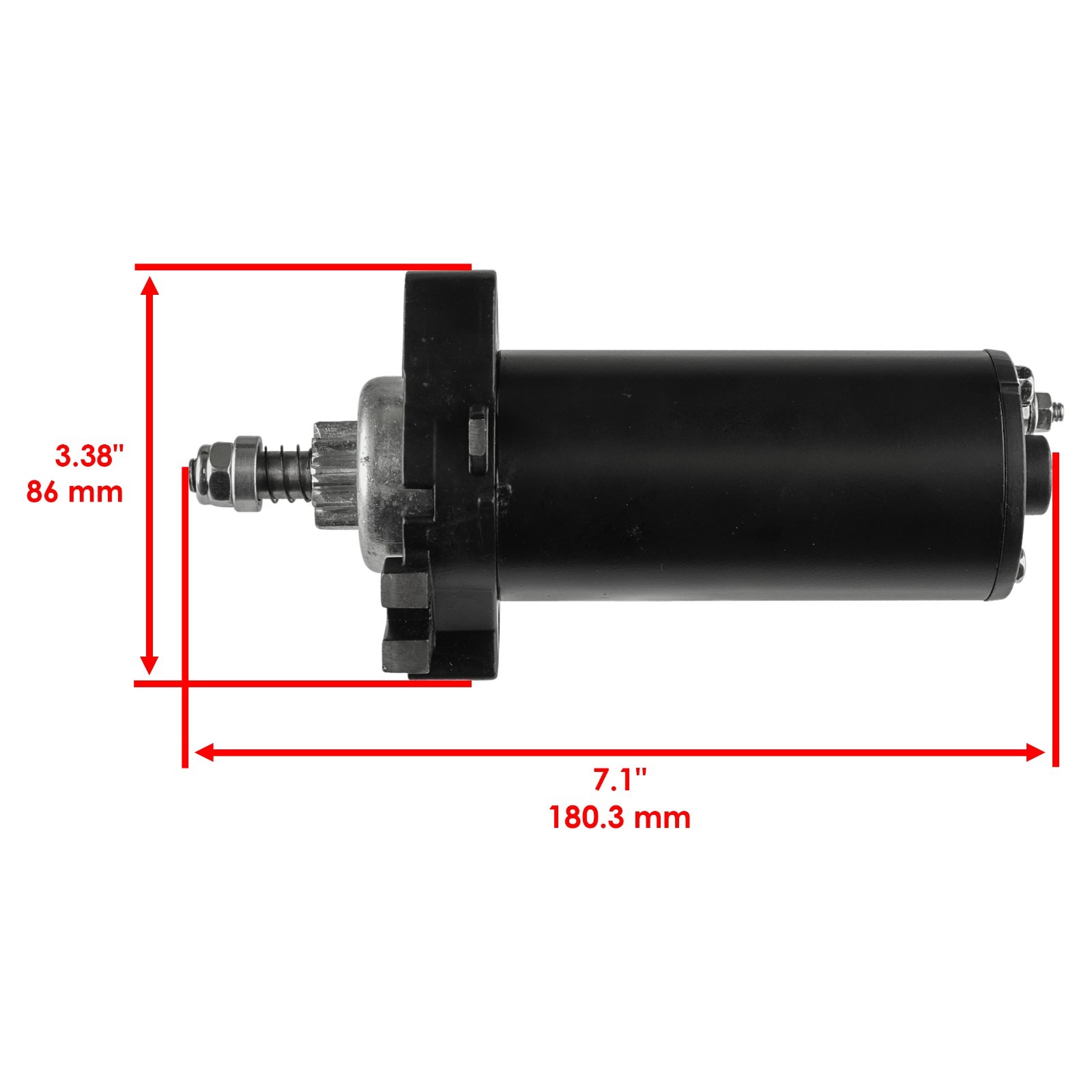 Starter For Evinrude Johnson Marine Outboard J10EL 9.9HP 9.9 HP 1980-1993