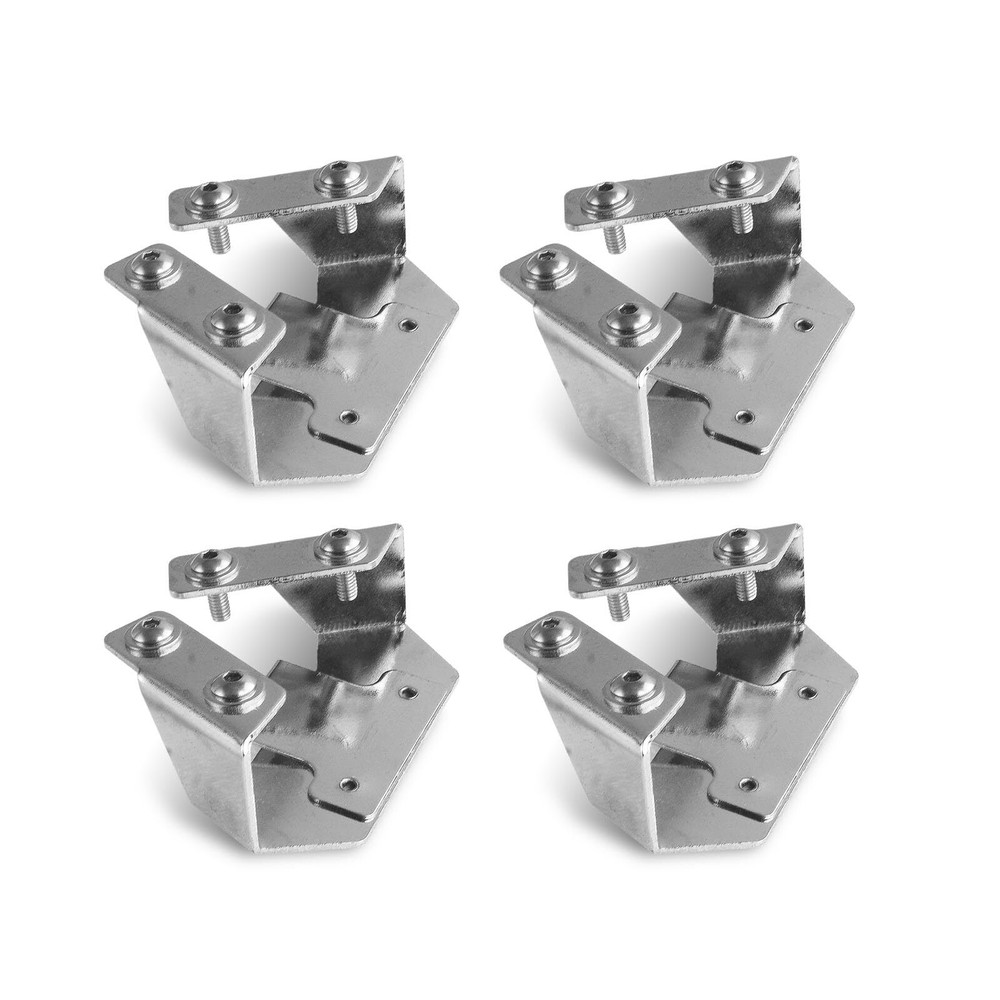 Hard Saddlebag Hardware Lid Latch Lock Catch Kit 4PCS Compatible for Harley D...
