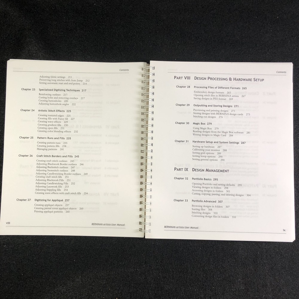 Bernina User manual for Version 4 PC- Embroidery Software Part 2 Advance