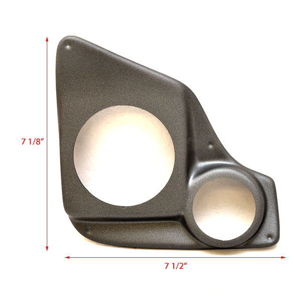 Stratos Boat Blank Gauge Panel 7KE488E | 294 XL Evolution Gray Plastic