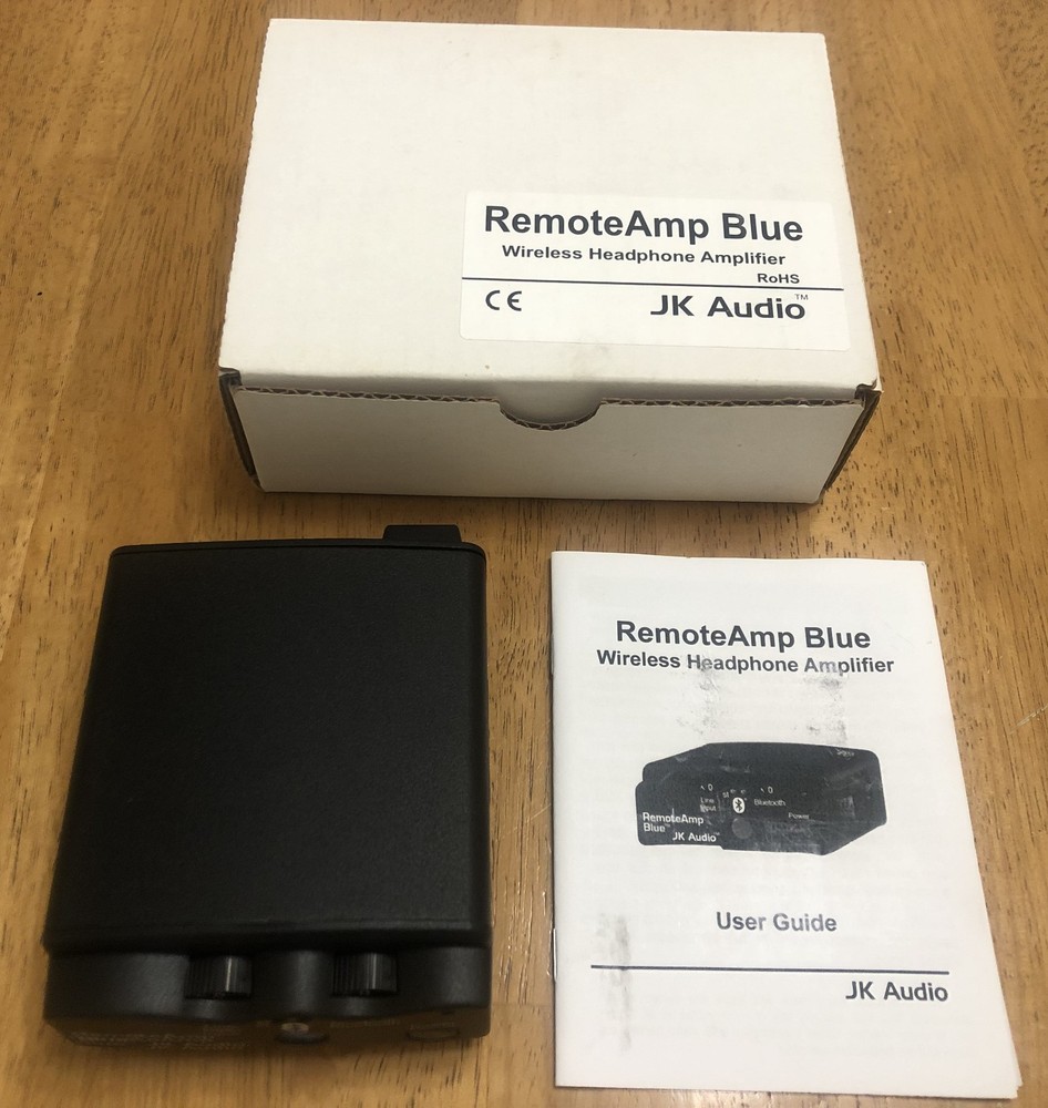 JK Audio RemoteAmp Blue Wireless Headphone Amplifier