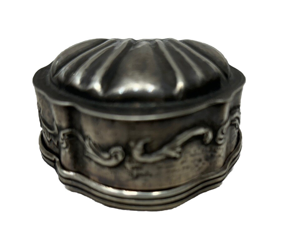 Sterling Silver Box, Antique Signed SD $295