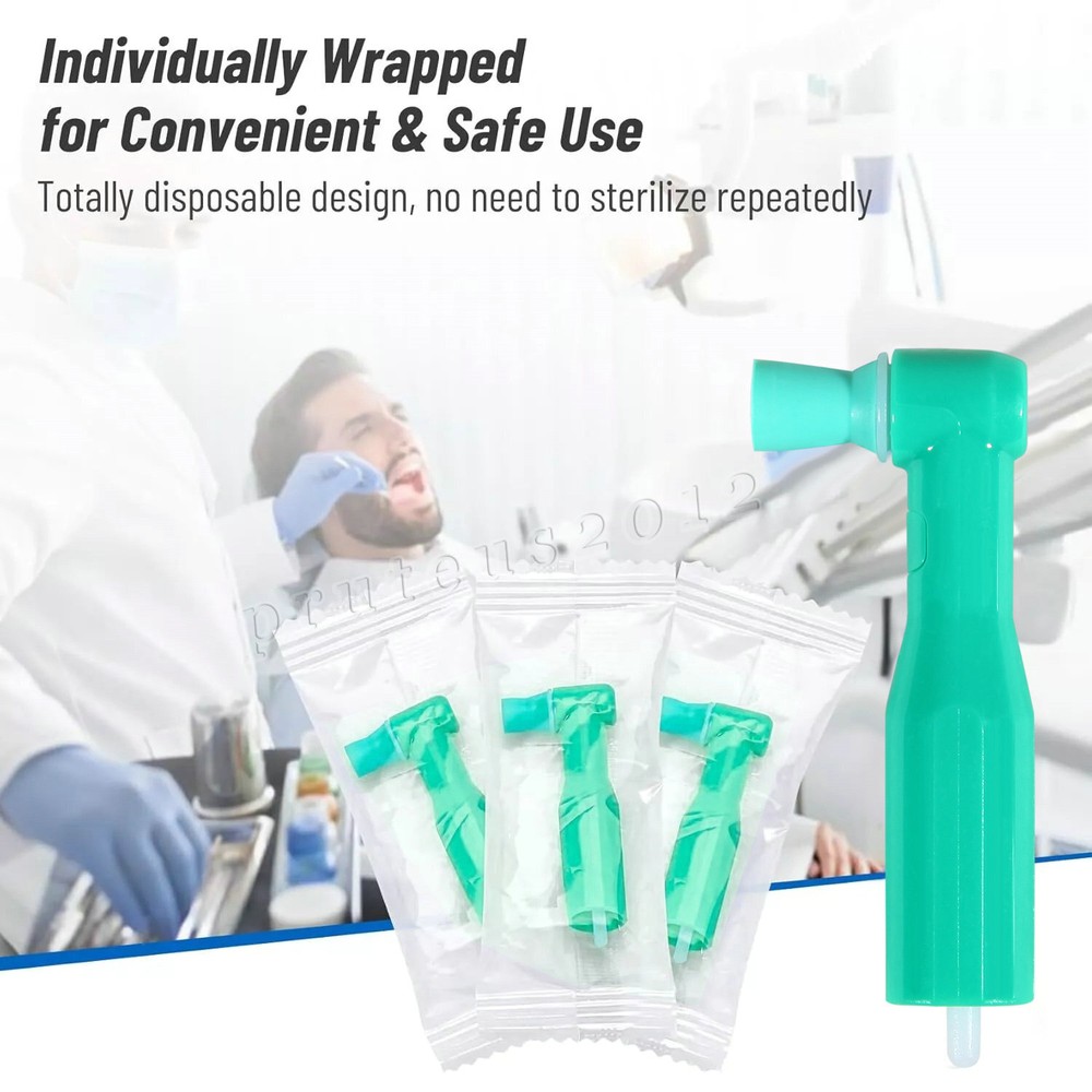 100Pcs Dental Disposable Prophy Angle Top Quality Prophy Angles Soft Cups