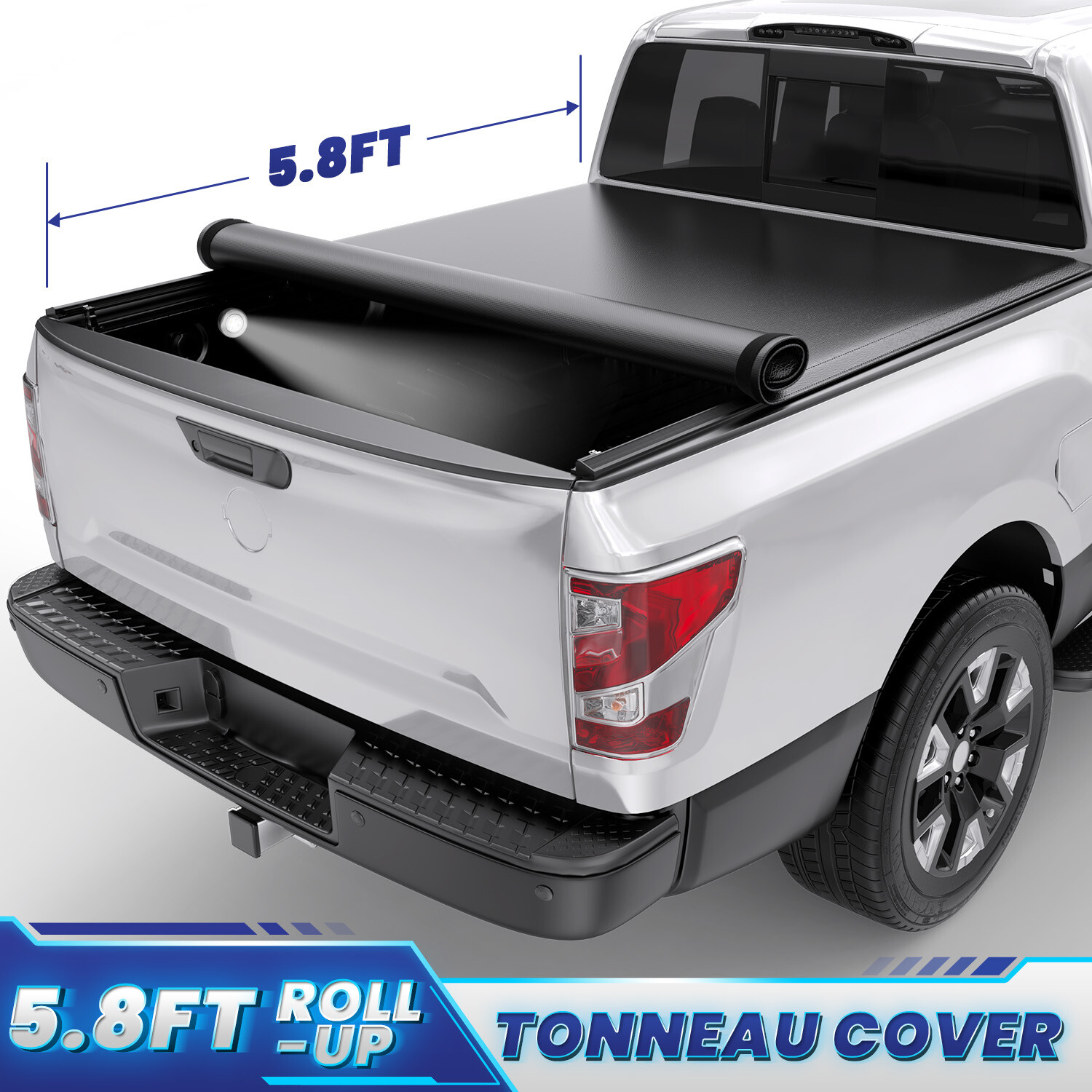 New 5.7/5.8FT Tonneau Cover Bed For 2009-2025 Dodge Ram 1500 2500 3500 On-Top