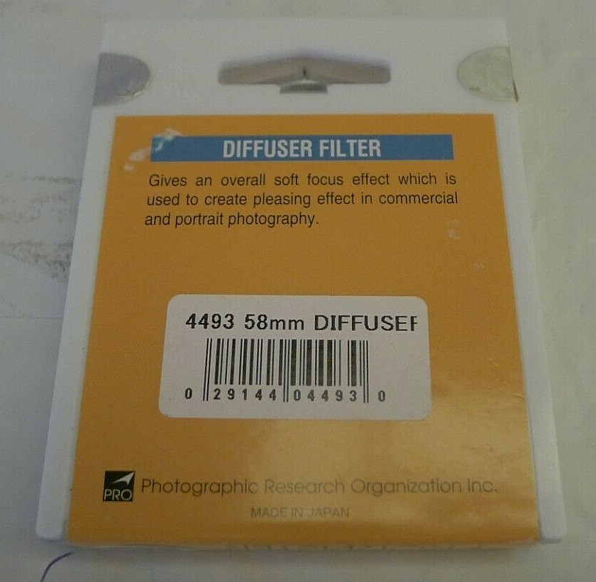 Promaster 58mm Diffuser Filter +Protective Case - Japan